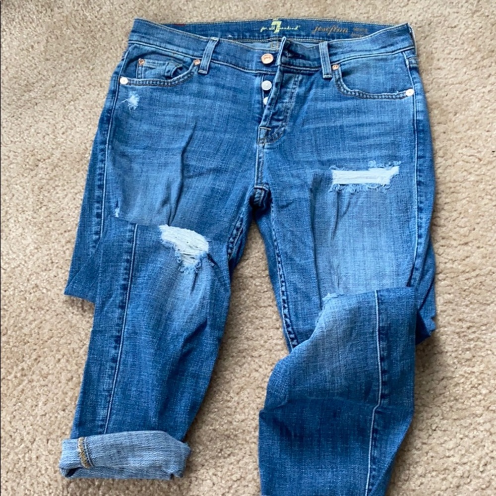 7 For All Mankind cropped jeans size 25